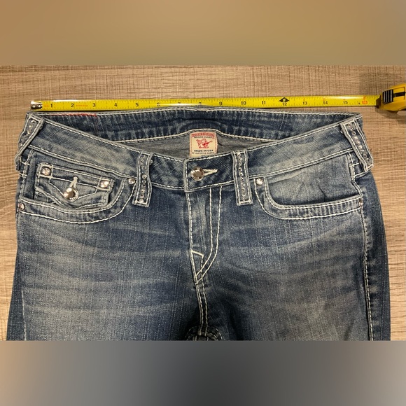 True Religion Womens Beaded Jeans #104-046712 Size 30 W Inseam 33 - Picture 9 of 15
